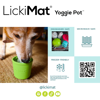 Afbeelding van LickiMat Yoggie Pot Groen